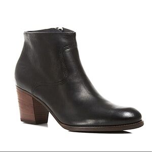 Paul Green Dexter Black Leather Ankle Boots Classic Iconic